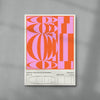 Geometric Sweet Candy contemporary wall art print by Coveposter - sold by DROOL