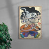 Eddy contemporary wall art print by Austin Ansbro - sold by DROOL