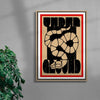 Under Ground contemporary wall art print by Kwonny - sold by DROOL
