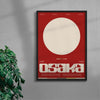 Osaka contemporary wall art print by Ricky Mocky - sold by DROOL