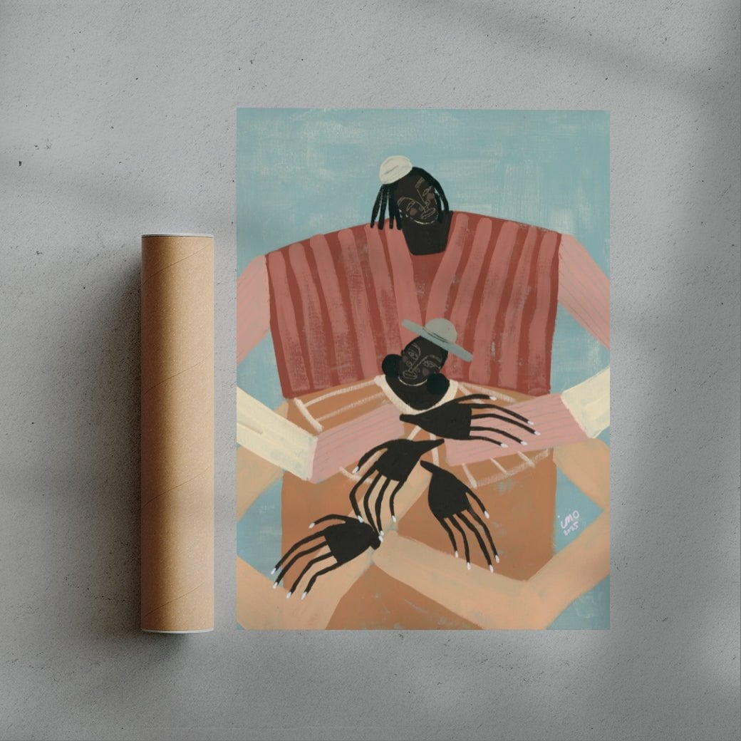 We are Here, No.3 contemporary wall art print by Studio IMO - sold by DROOL