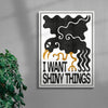 Shiny Things contemporary wall art print by Alexander Khabbazi - sold by DROOL