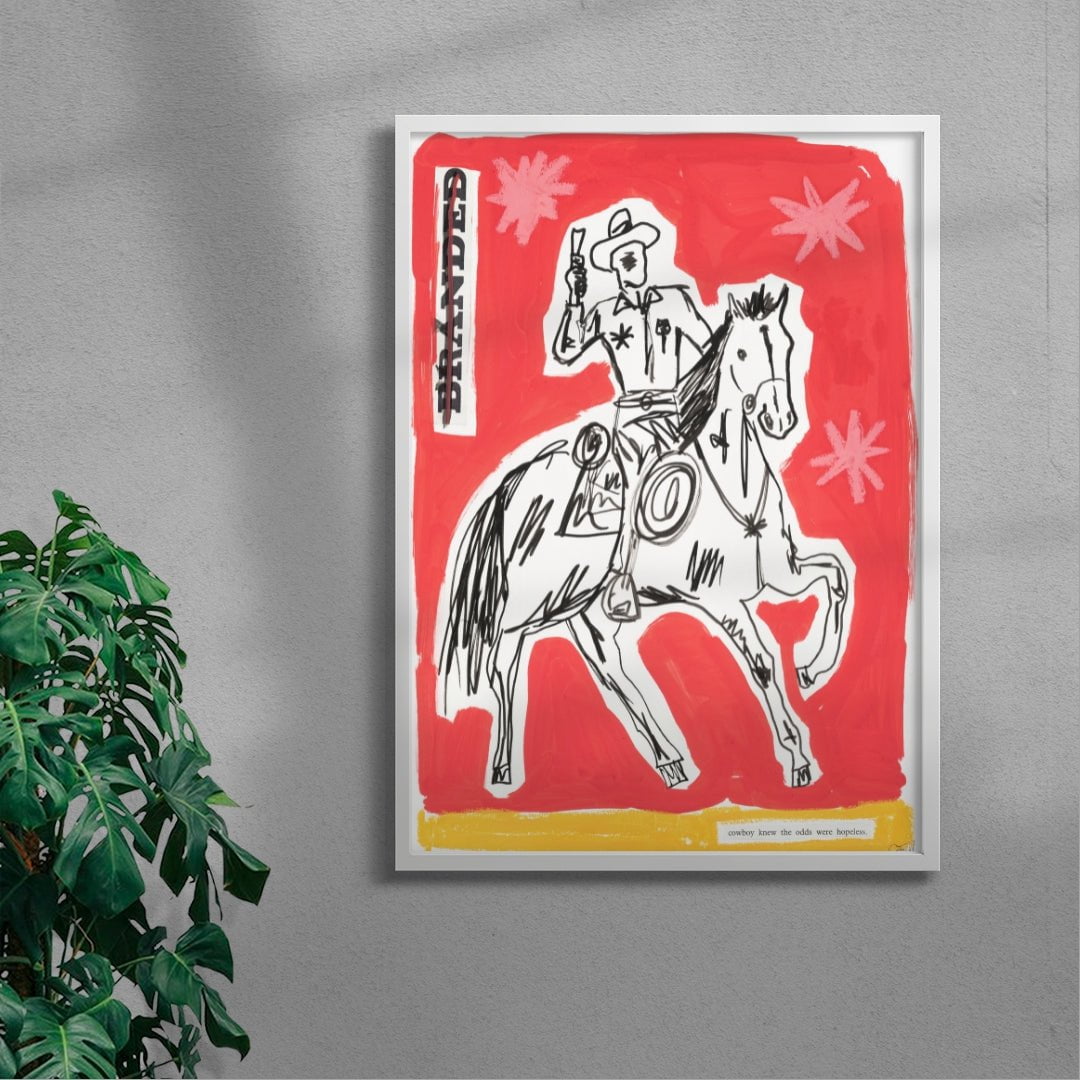 Into The Wild contemporary wall art print by Caitlin Flood-Molyneux - sold by DROOL