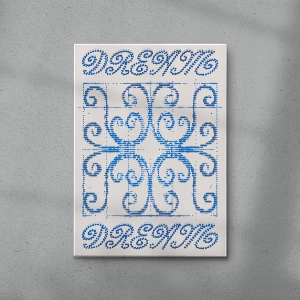 Blue Dreams contemporary wall art print by KBAR Archive - sold by DROOL