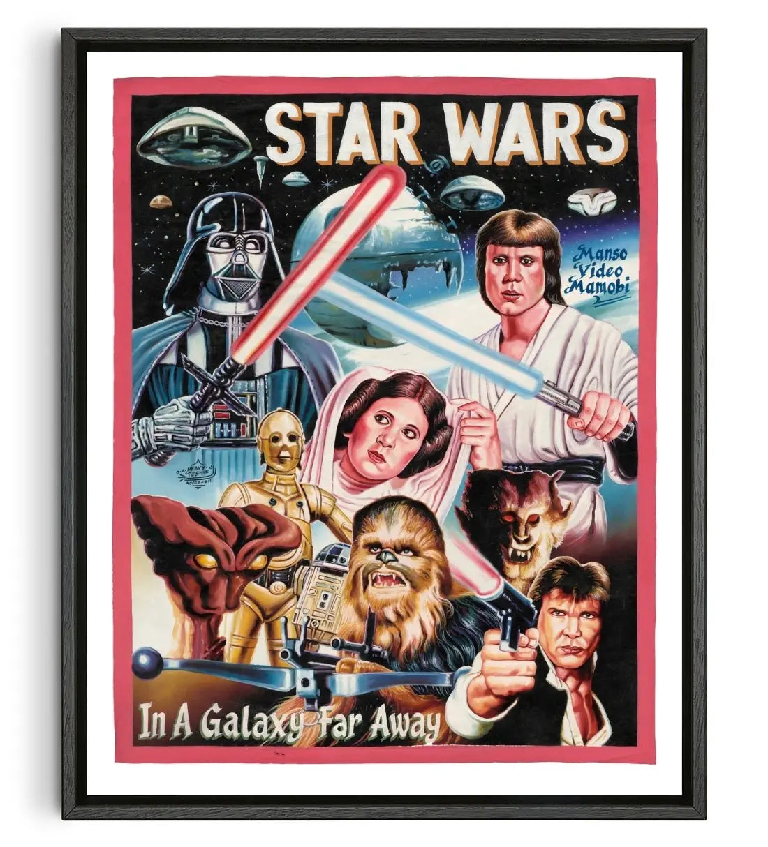 Star Wars contemporary wall art print by Deadly Prey Gallery - sold by DROOL