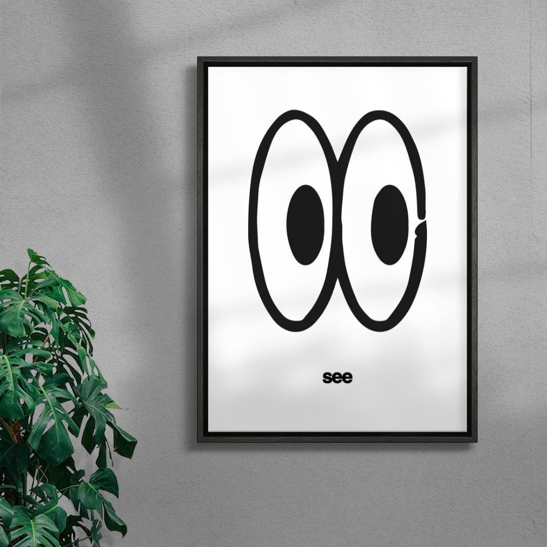 See contemporary wall art print by Adam Foster - sold by DROOL