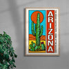 Arizona contemporary wall art print by Othman Zougam - sold by DROOL