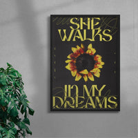 Thumbnail for She Walks In My Dreams contemporary wall art print by RIM Atelier - sold by DROOL