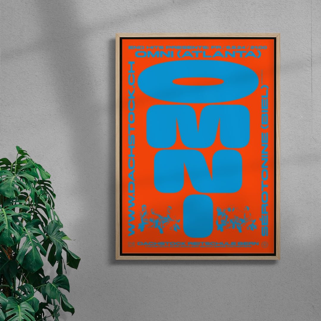 OMNI contemporary wall art print by Bollo - sold by DROOL