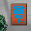 OMNI contemporary wall art print by Bollo - sold by DROOL