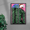 Love Grows contemporary wall art print by Carla Petelski - sold by DROOL