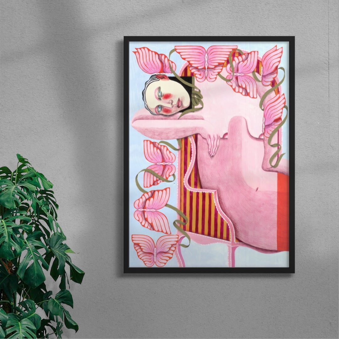 Day Dreaming contemporary wall art print by Carla Petelski - sold by DROOL