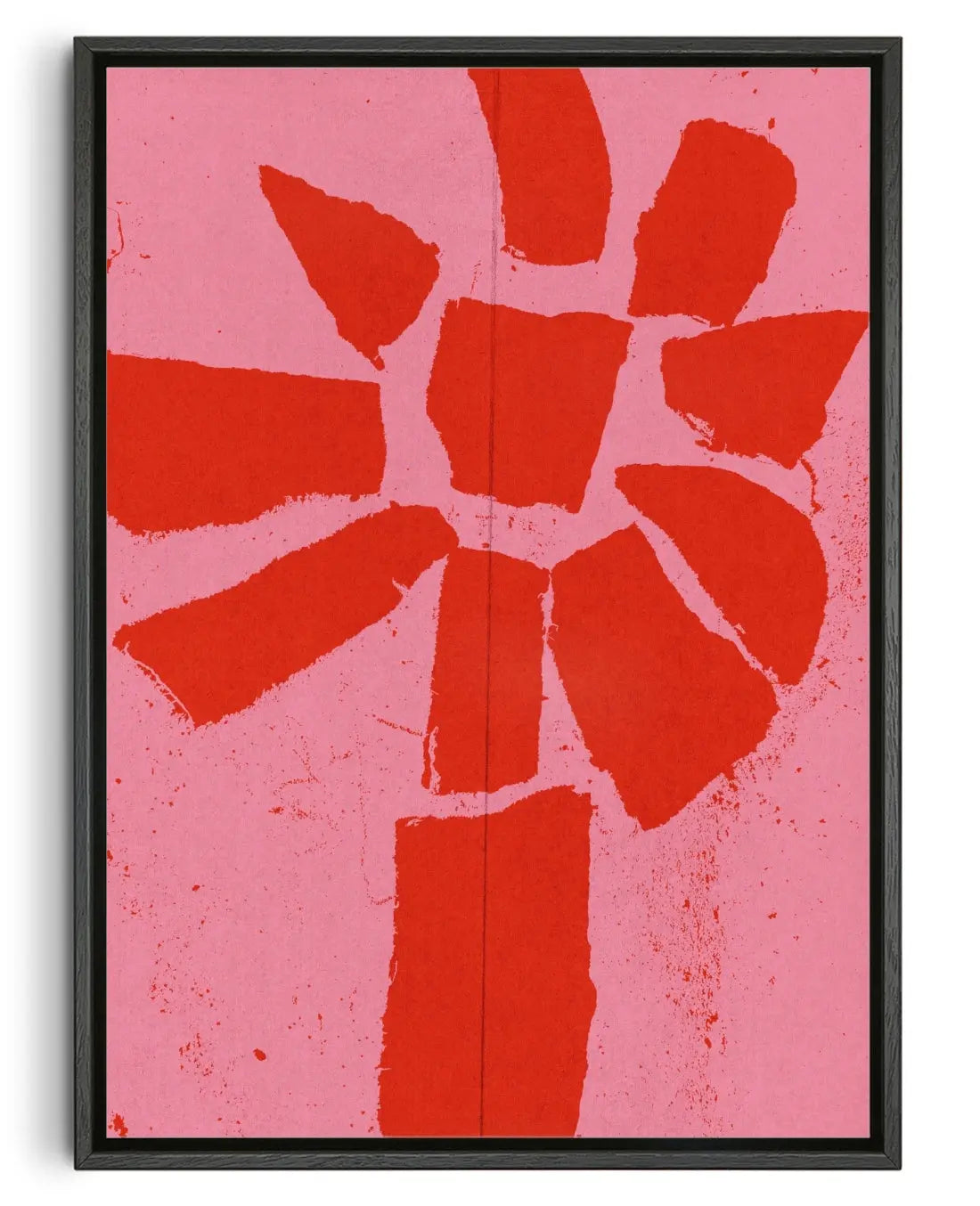 Big Bloom contemporary canvas print by Imo Sinclair - sold by DROOL