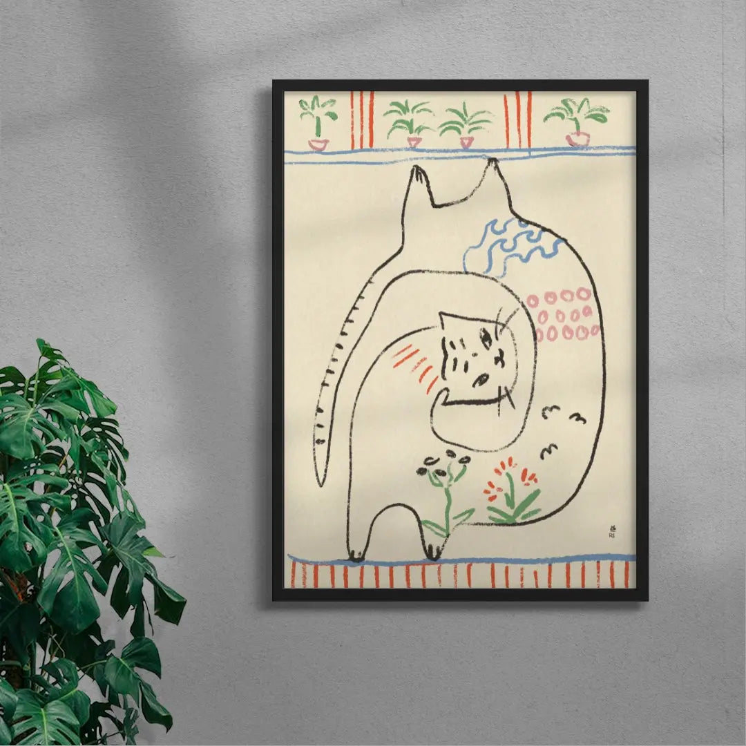 Playful Cats Illustration