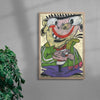 Ed contemporary wall art print by Austin Ansbro - sold by DROOL