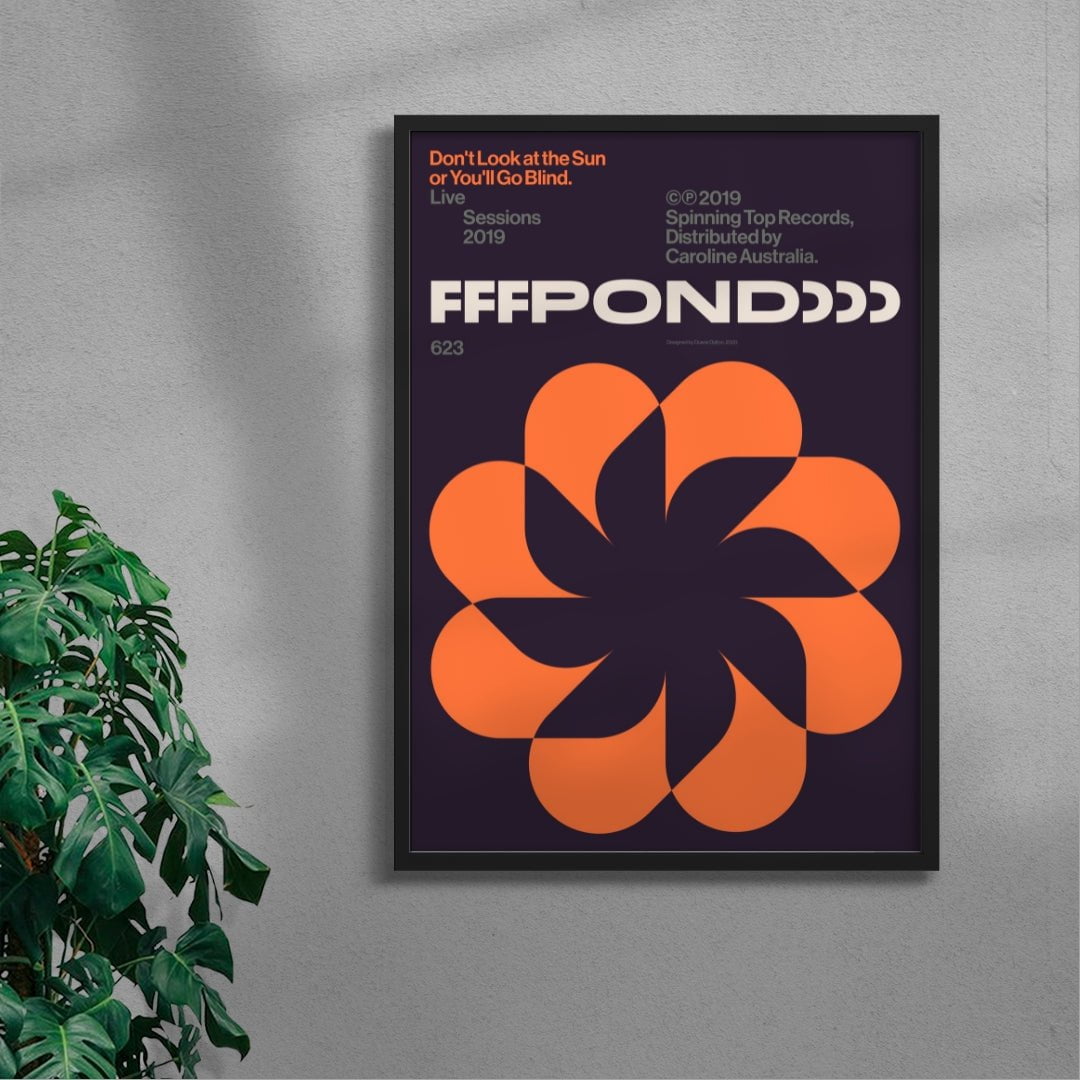 Pond contemporary wall art print by Duane Dalton - sold by DROOL