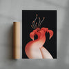 Bloom contemporary wall art print by River Cousin - sold by DROOL