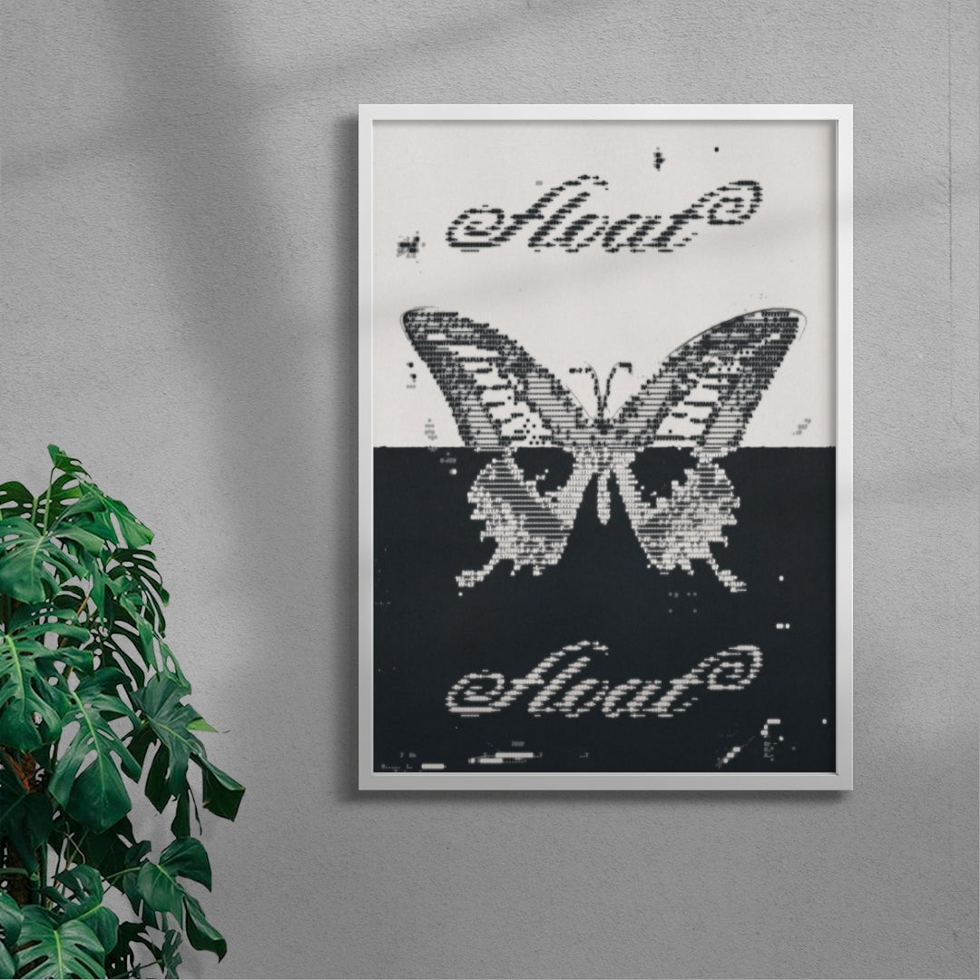 Float B+W contemporary wall art print by KBAR studio - sold by DROOL