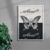 Float B+W contemporary wall art print by KBAR studio - sold by DROOL