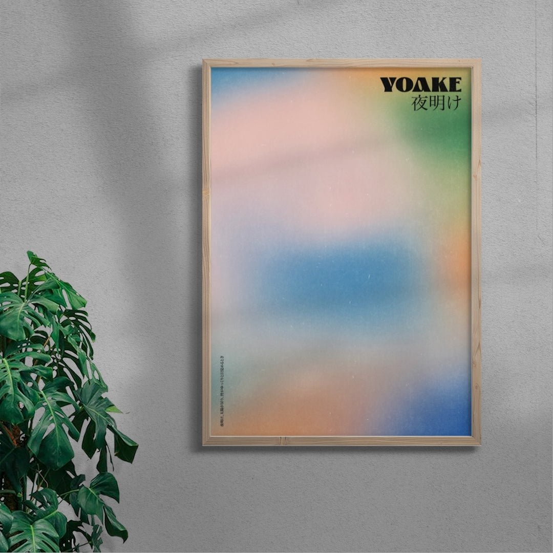 Dawn contemporary wall art print by Henry M. - sold by DROOL