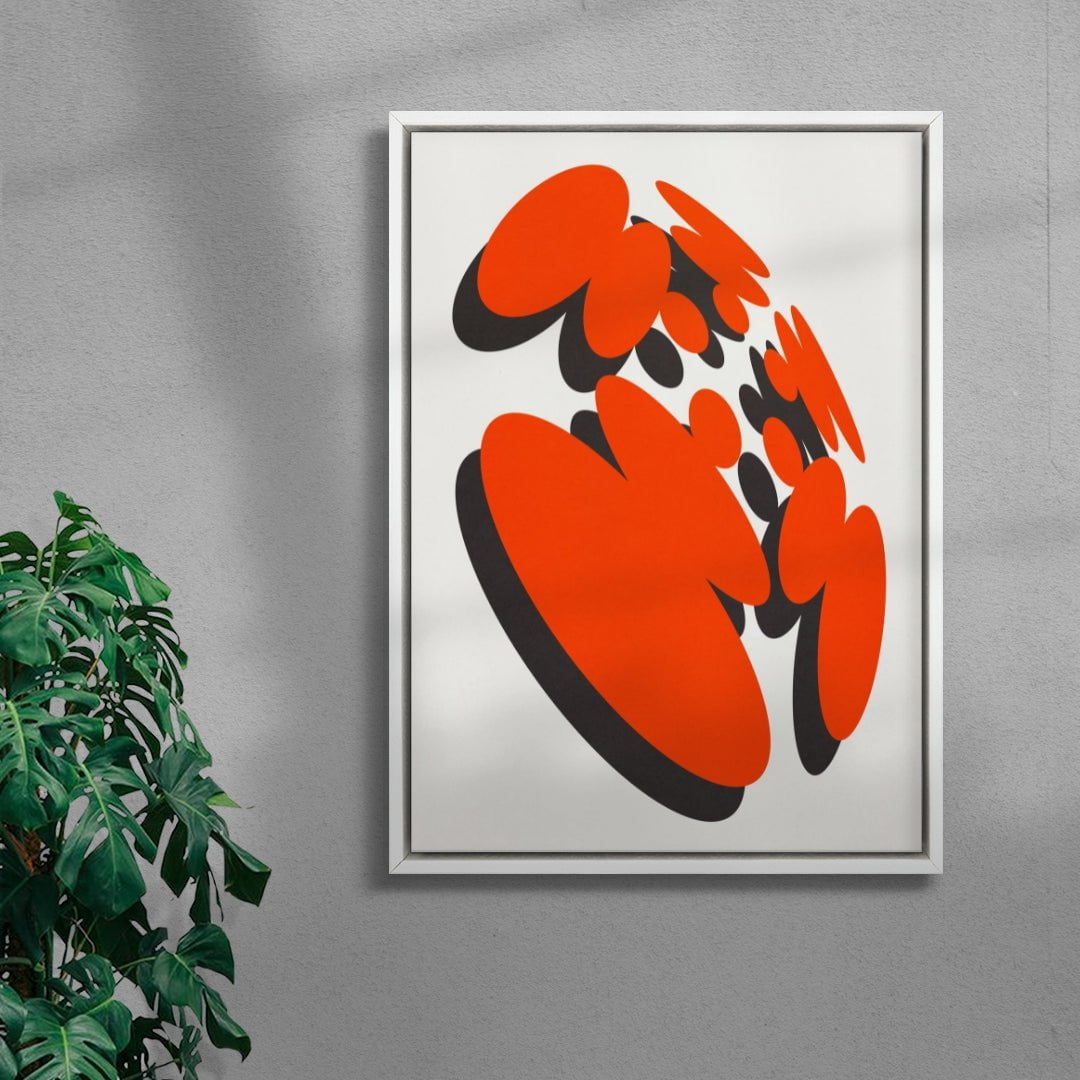Whirl 2 contemporary wall art print by Edan Strachan - sold by DROOL