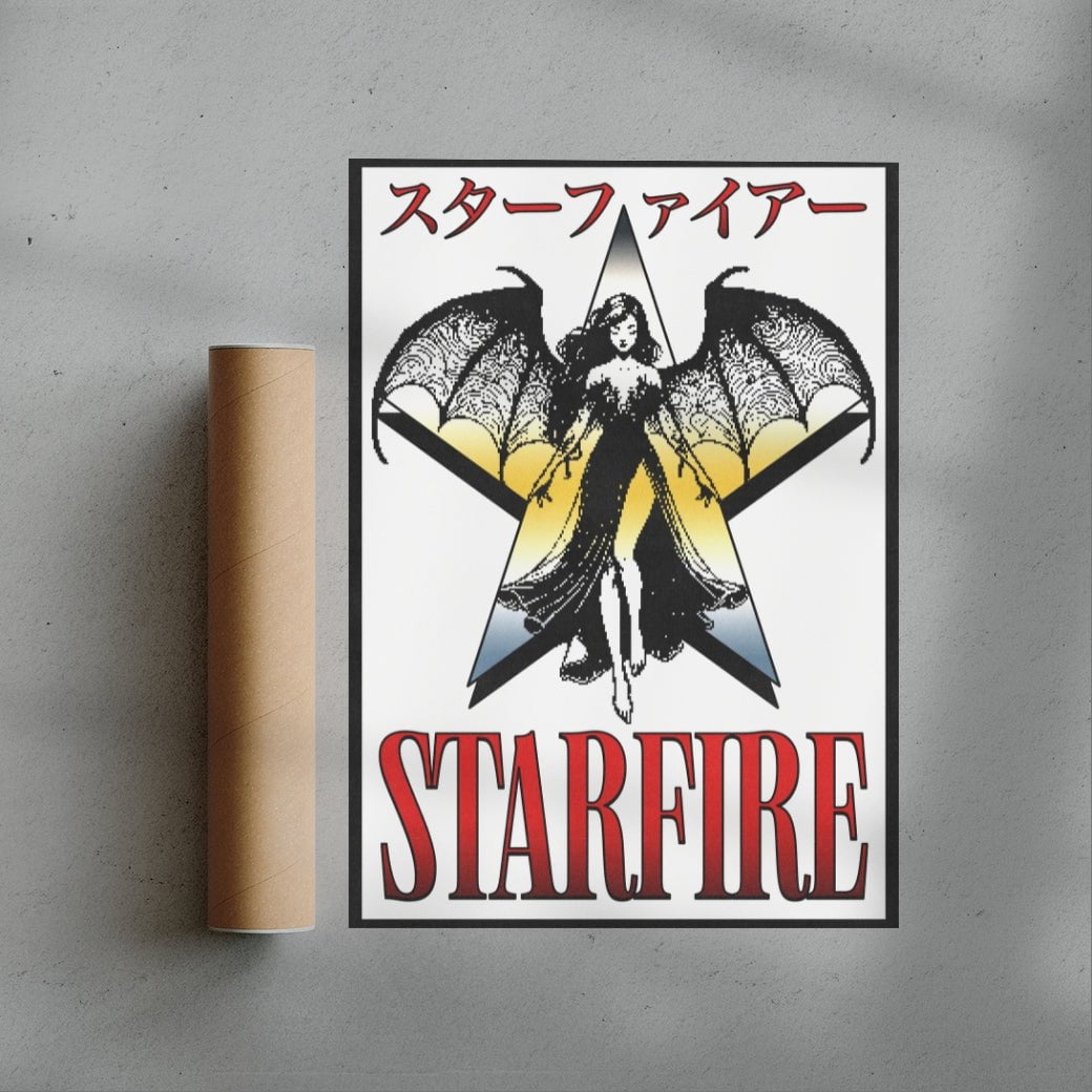 Starfire contemporary wall art print by Utsav Verma - sold by DROOL