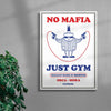 No Mafia contemporary wall art print by Alessio Trudu - sold by DROOL