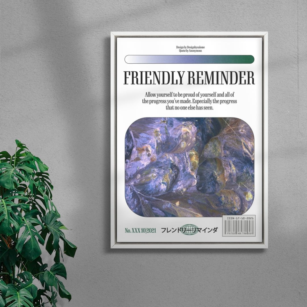 Proud contemporary wall art print by Salome Frenzel - sold by DROOL
