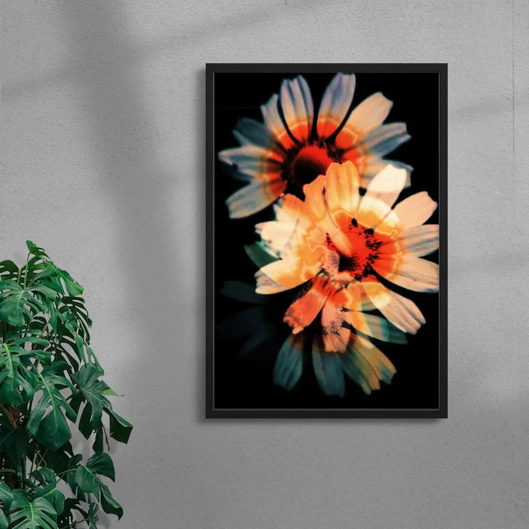 Double Exposure contemporary wall art print by Omar Belattar - sold by DROOL