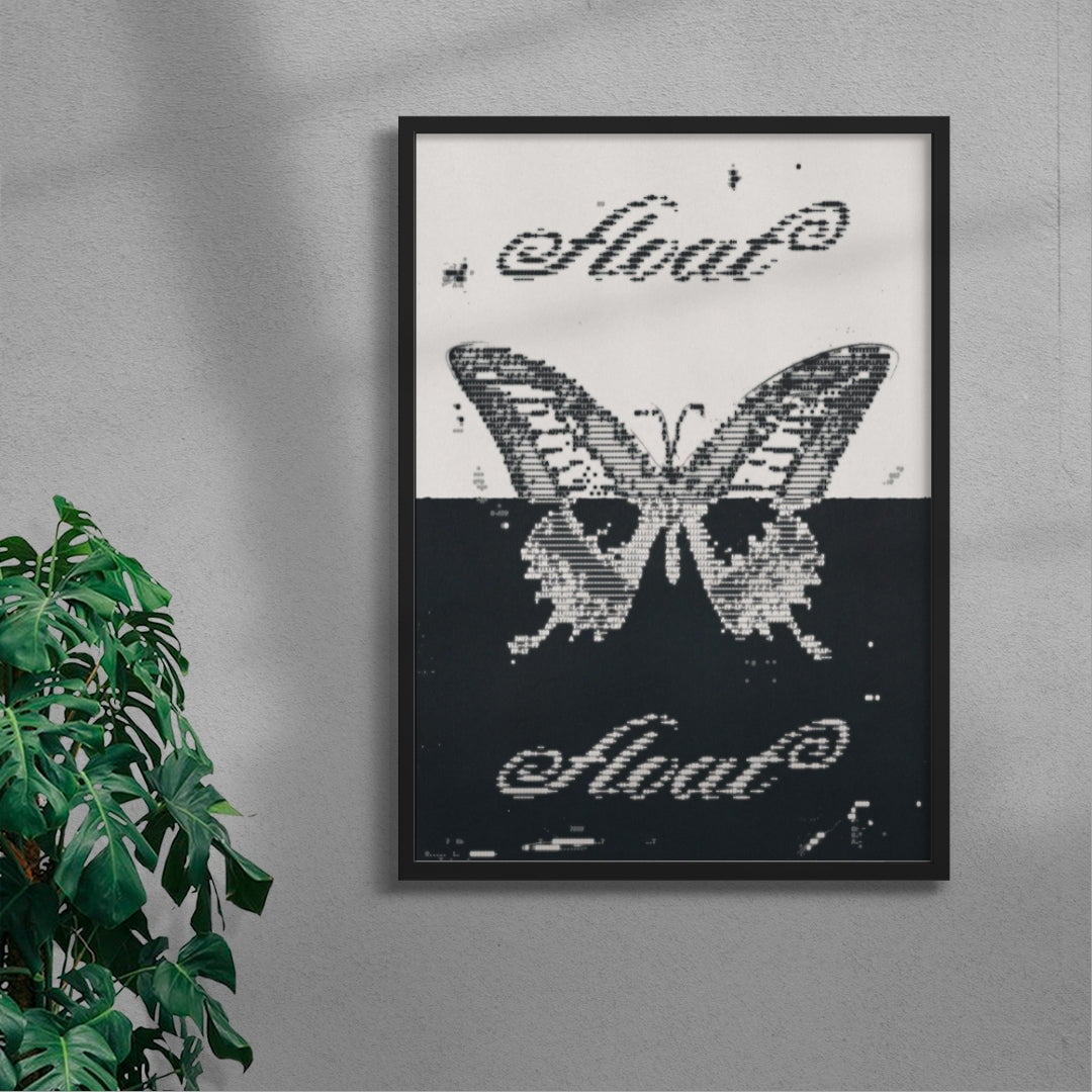 Float B+W contemporary wall art print by KBAR studio - sold by DROOL