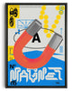 Cargar imagen en el visor de la galería, Love Is Like A Magnet contemporary wall art print by MEDG - sold by DROOL