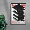 Japan World contemporary wall art print by Maxim Dosca - sold by DROOL