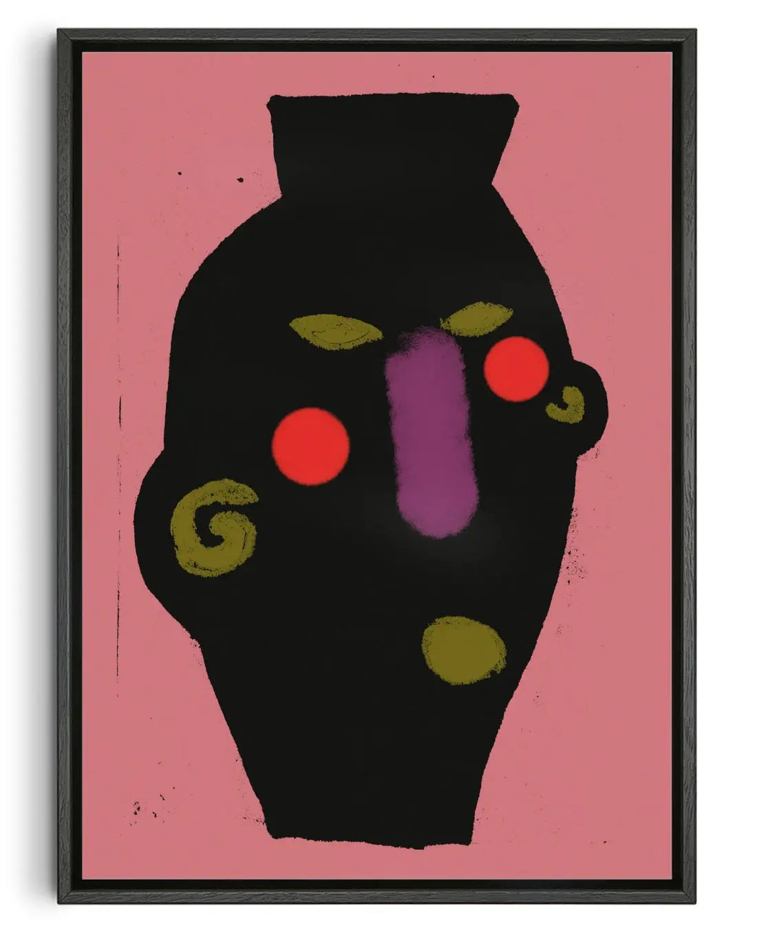 Vase contemporary canvas print by Imo Sinclair - sold by DROOL