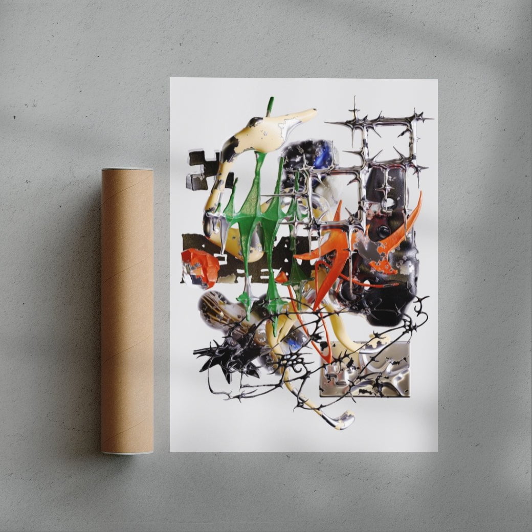 Noise Kit contemporary wall art print by Kitasavi - sold by DROOL