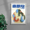 Nashi contemporary wall art print by Studio Trikken - sold by DROOL