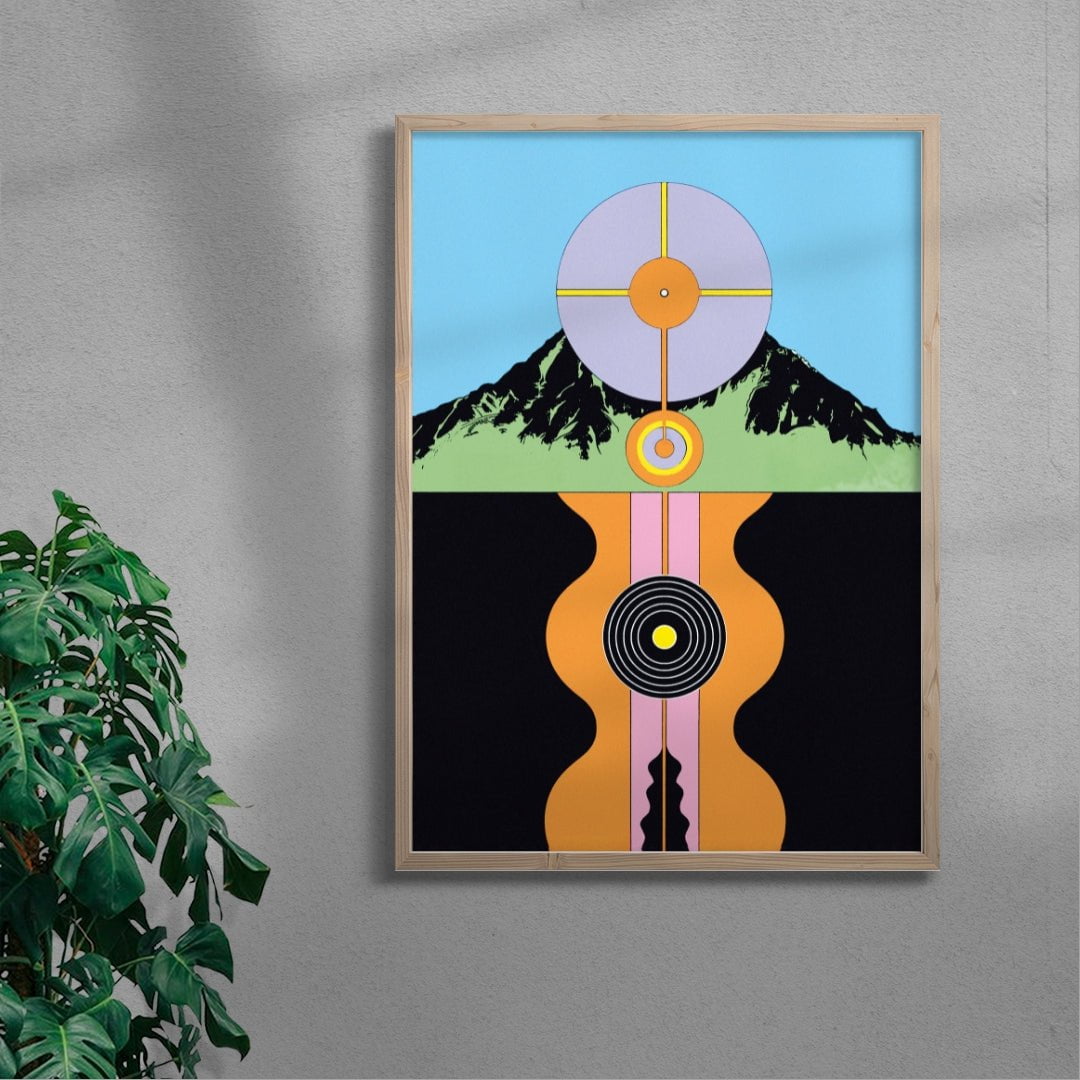 Atami contemporary wall art print by Shinzo Noda - sold by DROOL