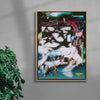 Fractured Youth contemporary wall art print by Kitasavi - sold by DROOL