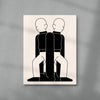 Twin Flames contemporary wall art print by Matto Jennings - sold by DROOL