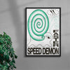 Speed Demon contemporary wall art print by Alexander Khabbazi - sold by DROOL