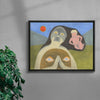 Arresting My Reaction contemporary wall art print by June Gutman - sold by DROOL