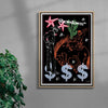 Showdown contemporary wall art print by Caitlin Flood-Molyneux - sold by DROOL