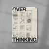 Overthinking contemporary wall art print by Mirza Talovic - sold by DROOL