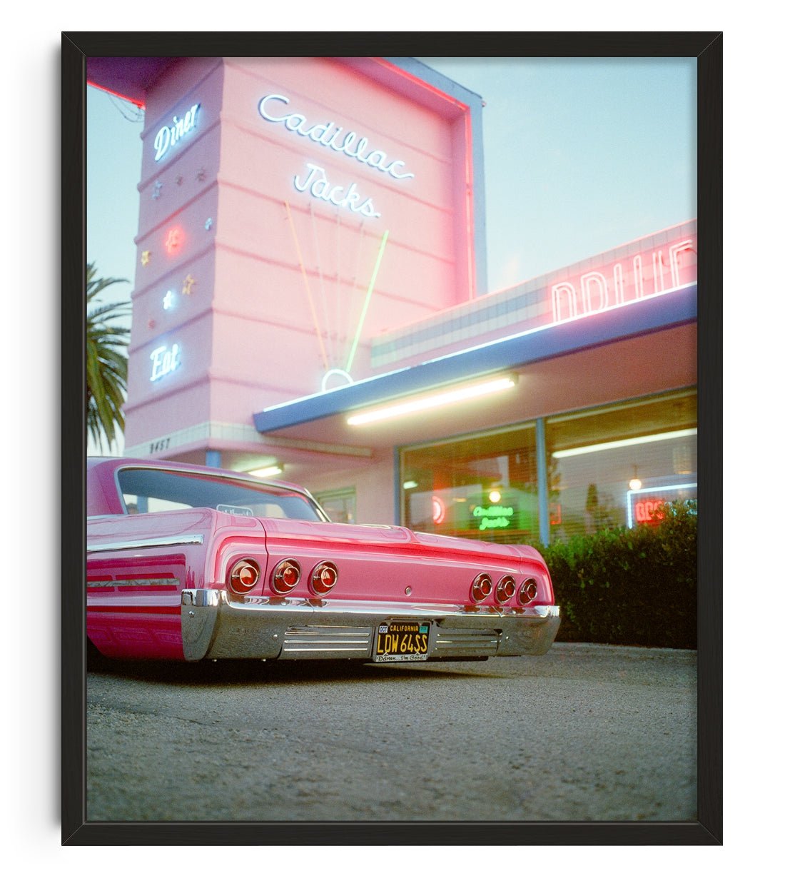 Pink Motel contemporary wall art print by 6.tiff - sold by DROOL