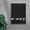 KALT contemporary wall art print by Roman Post. - sold by DROOL