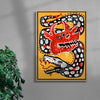 Best Friend contemporary wall art print by Kwonny - sold by DROOL