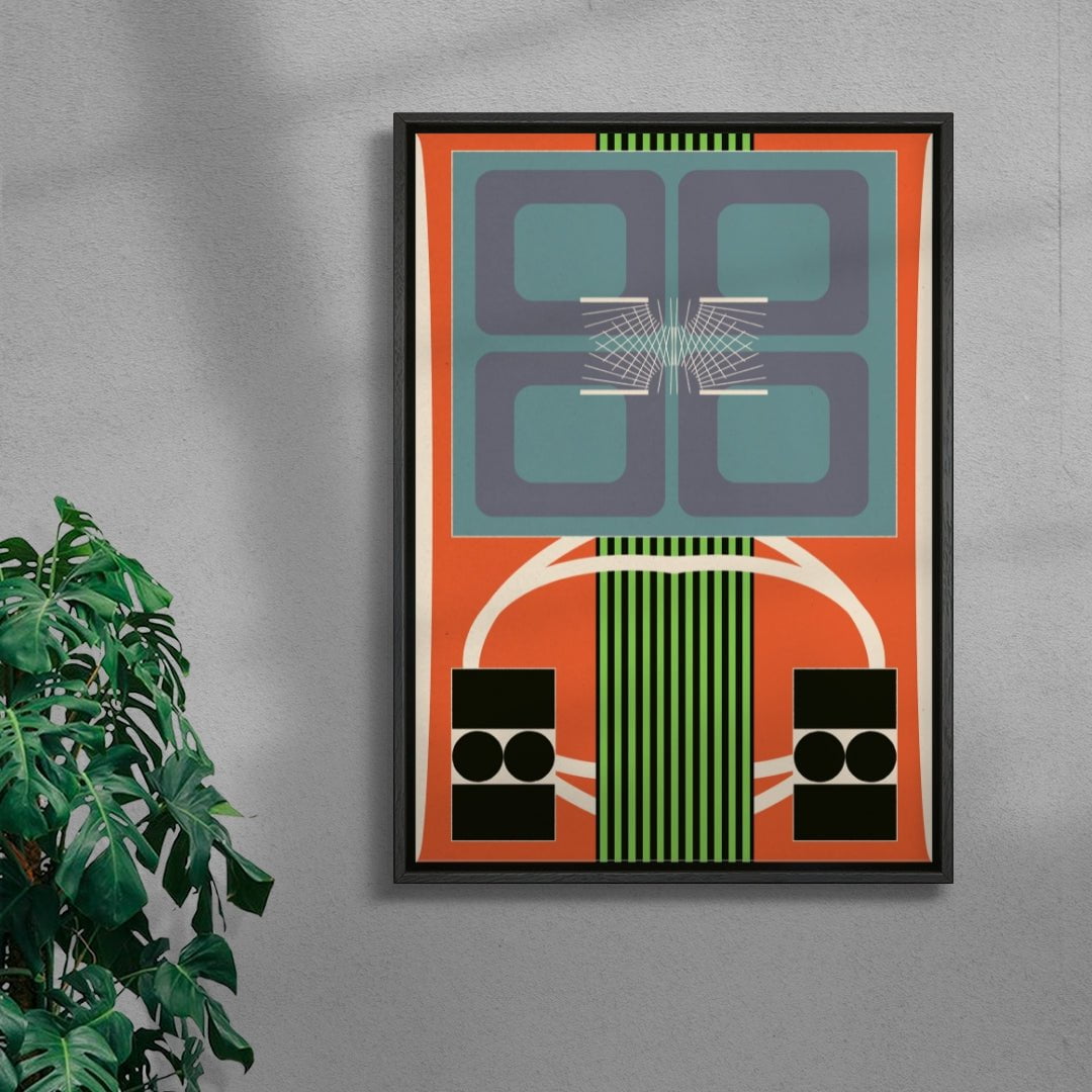 Coexistence contemporary wall art print by Tristan Huschke - sold by DROOL