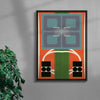 Coexistence contemporary wall art print by Tristan Huschke - sold by DROOL
