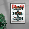 Gosanke contemporary wall art print by Othman Zougam - sold by DROOL