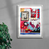 Particles of a lost cause contemporary wall art print by Billy Bagilhole - sold by DROOL