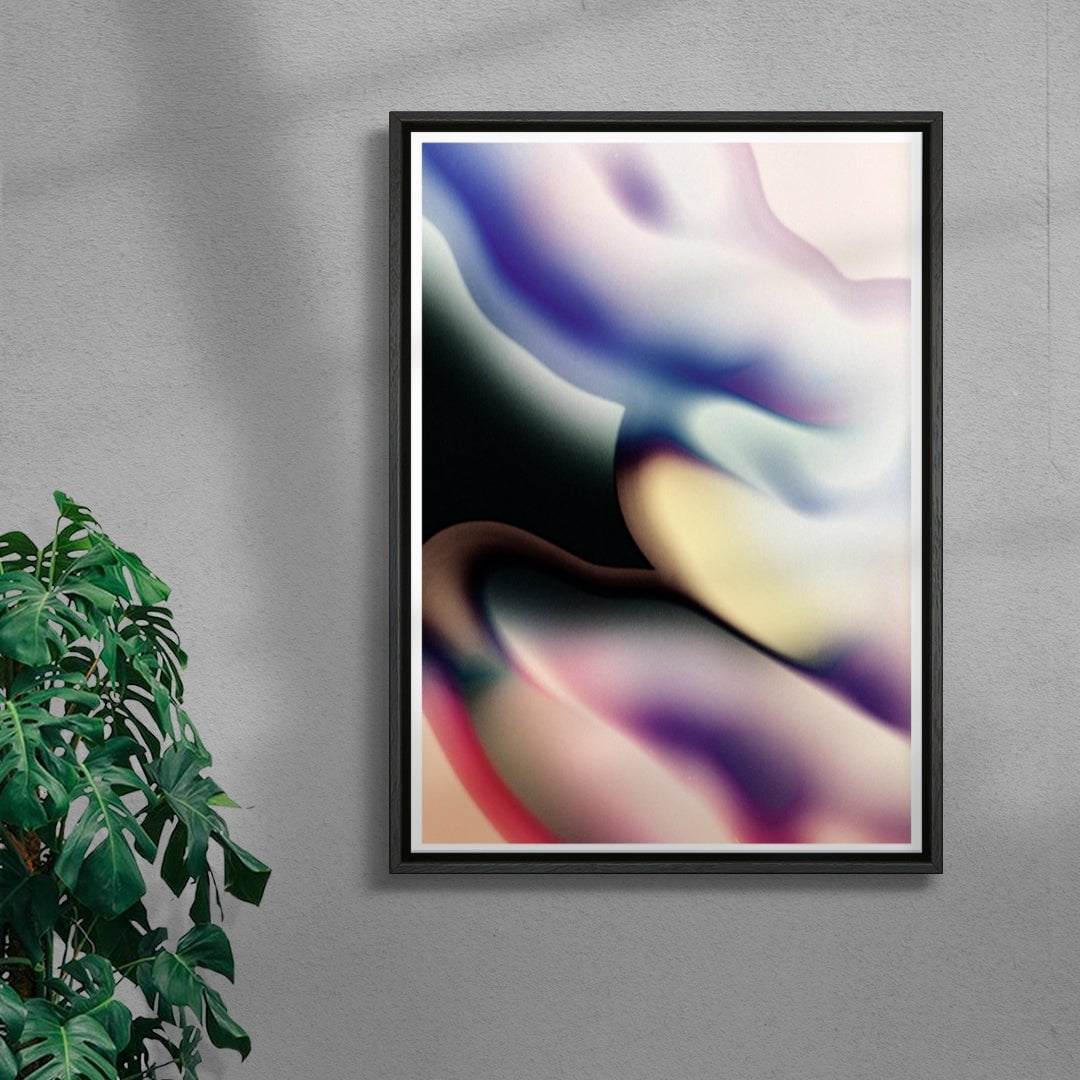 Blob contemporary wall art print by Henry M. - sold by DROOL